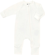 Комбинезон на манжетах Mjolk Sleep and Play Экрю, р. 62, с рукавом реглан