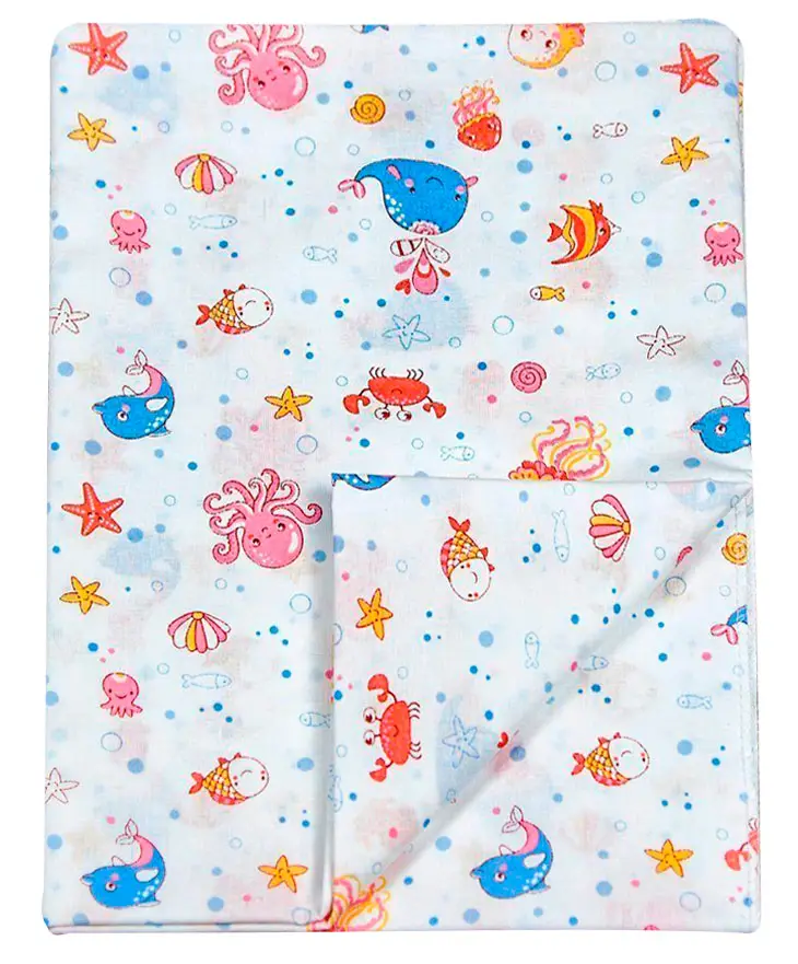 Пеленка ситцевая Amarobaby Emotion Море