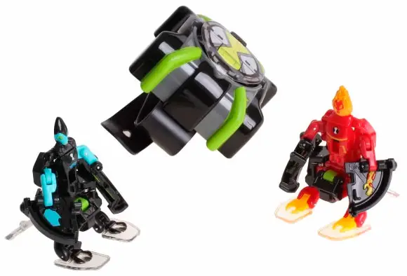 Фигурки Playmates Toys Ben 10 Человек-огонь и Молния 76791