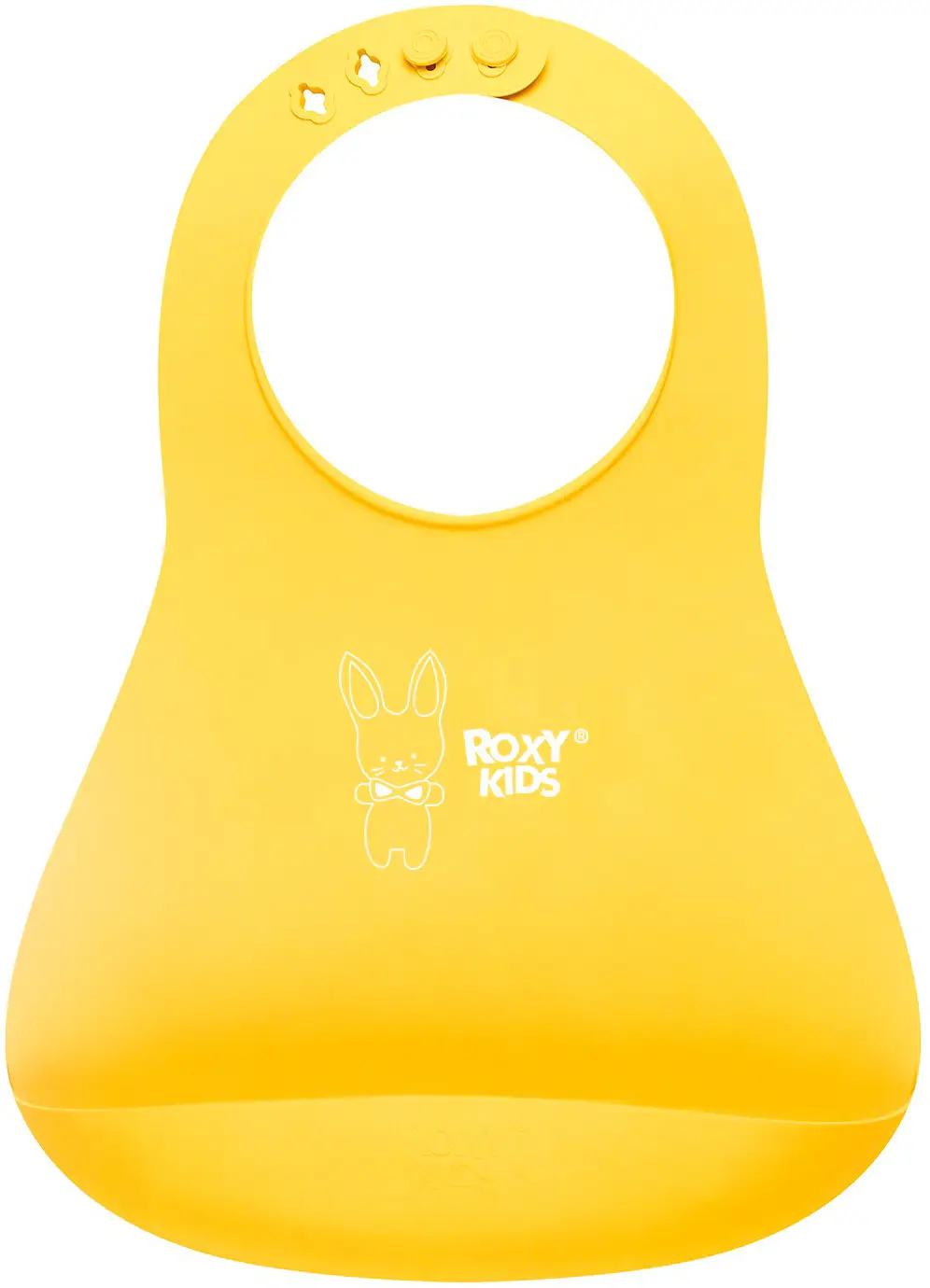 Нагрудник мягкий ROXY KIDS желтый