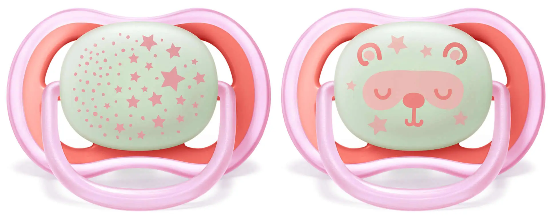 Пустышка силиконовая ортодонтическая Philips Avent Ultra Air SCF376/22 (6-18 мес)