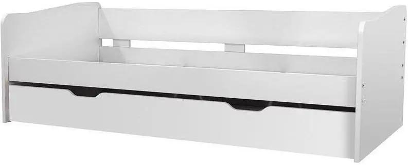 Кровать детская выдвижная Polini kids Fun 4200, белая