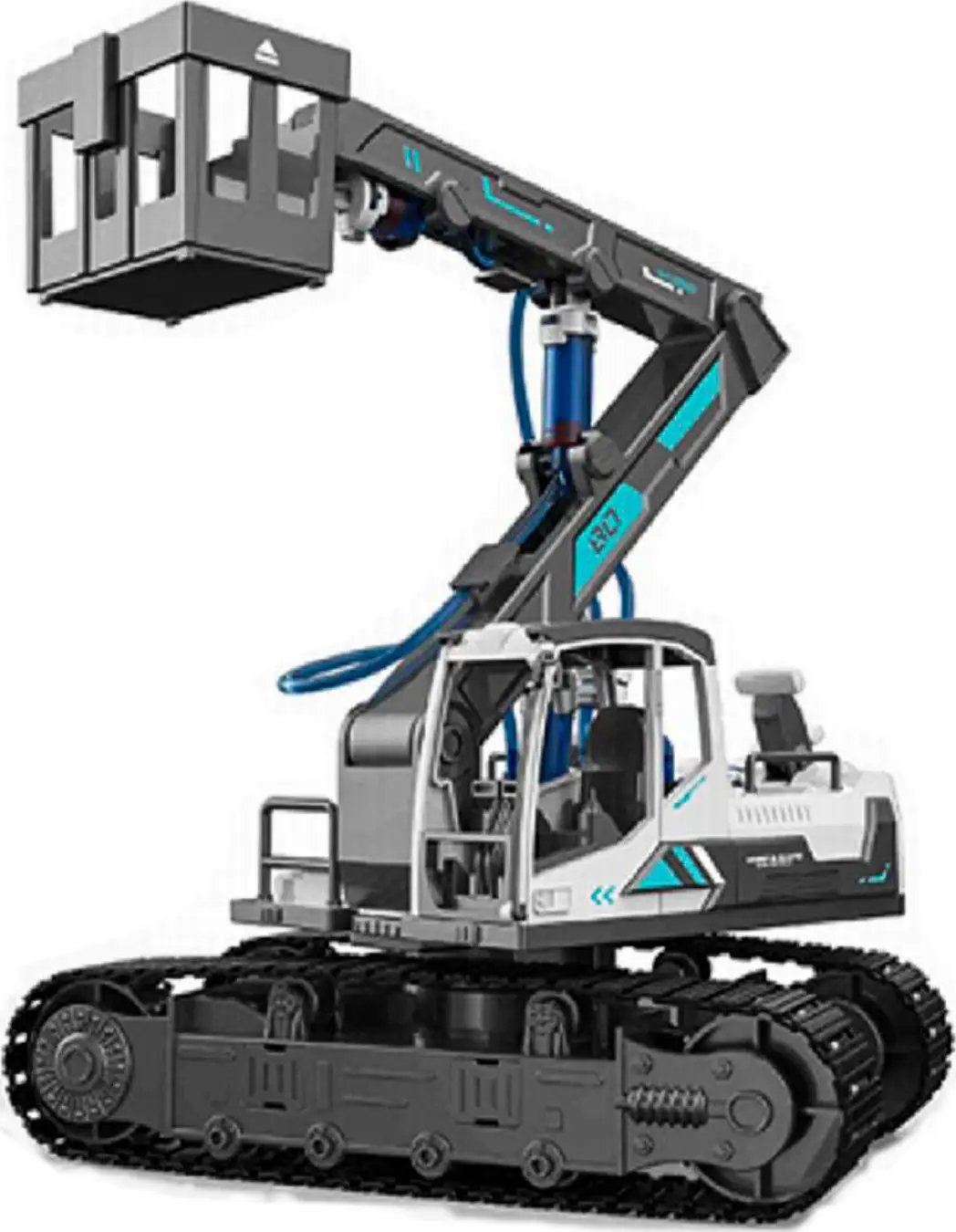 Конструктор Junfa гидравлический Строительные машины Машина с подъемной люлькой, арт. WZ-25950