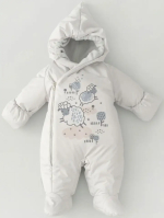 Фотография товара Комбинезон "Акварель.Овечки" KiDi kids демисезонный, серый, р.18
