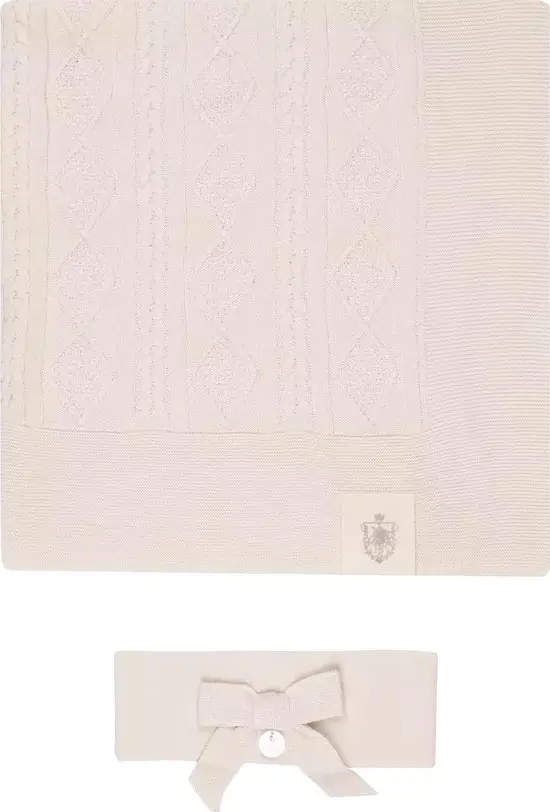 Плед и пояс Наследник Выжанова, натуральный, 90х90см