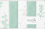 Фотография товара Набор платочков-слюнявчиков Mjolk Эвкалипт, 20х20 см