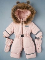 Фотография товара Комбинезон Little Star Белка подклад-фольга, розовый 80