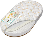 Фотография товара Матрас овальный Boom Baby NewBaby-Oval Lux стеганый трикотаж BB 125x75 см