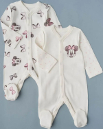 Фотография товара Комбинезон на кнопках "Минни", 2 шт, р. 62, цвет кремовый