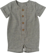 Фотография товара Песочник Little Star лен светло-серый 80