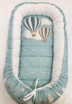 Фотография товара Подушка-гнездышко Lappetti Навстречу приключениям голубой