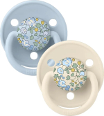 Фотография товара Набор пустышек силиконовых Bibs Liberty De Lux, Eloise, Baby Blue, 2 шт