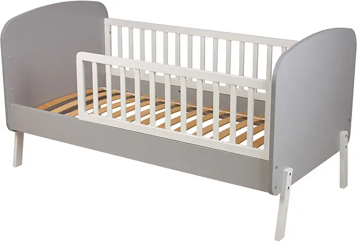 Кровать детская Polini kids Mirum 2000, серо-белая