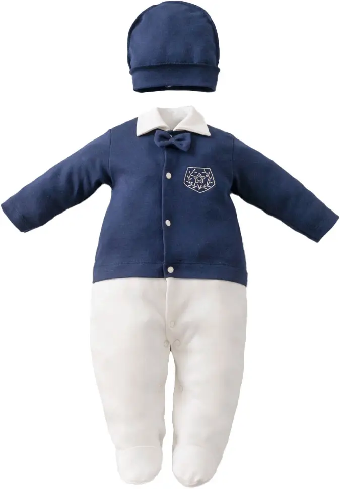 Комплект 2 предмета Стэнфорд, слип, шапочка, размер 20, рост 62-68 см¶