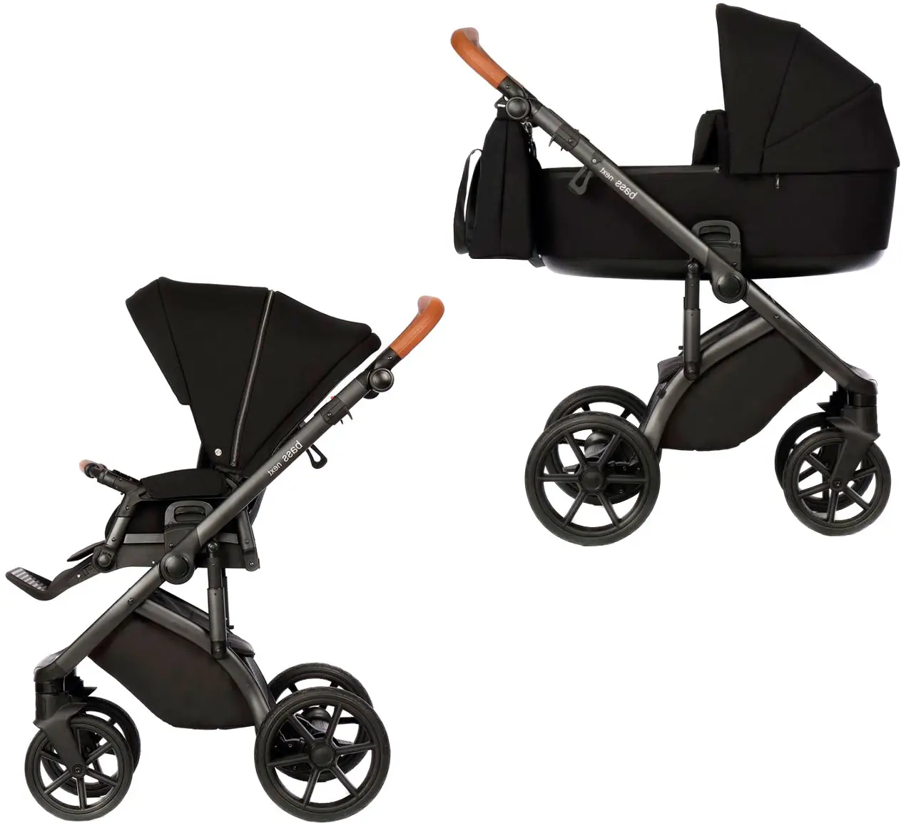 Коляска Roan Bass Next 2 в 1 Black