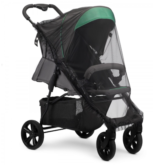 Фотография товара Сетка москитная универсальная на коляску 100*145, черная