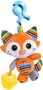 Игрушка-подвеска на прищепке Лисенок Фрэнк Biba Toys, 27х13 см