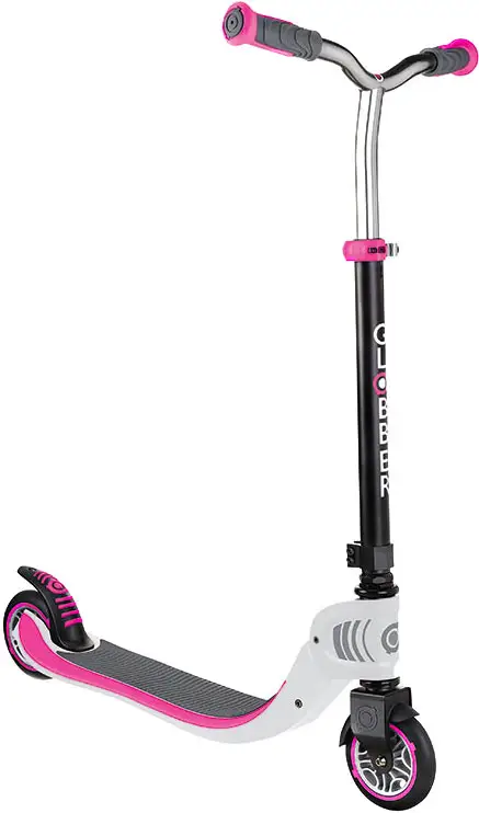 Самокат Globber FLOW 125 FOLDABLE (2022) бело-розовый