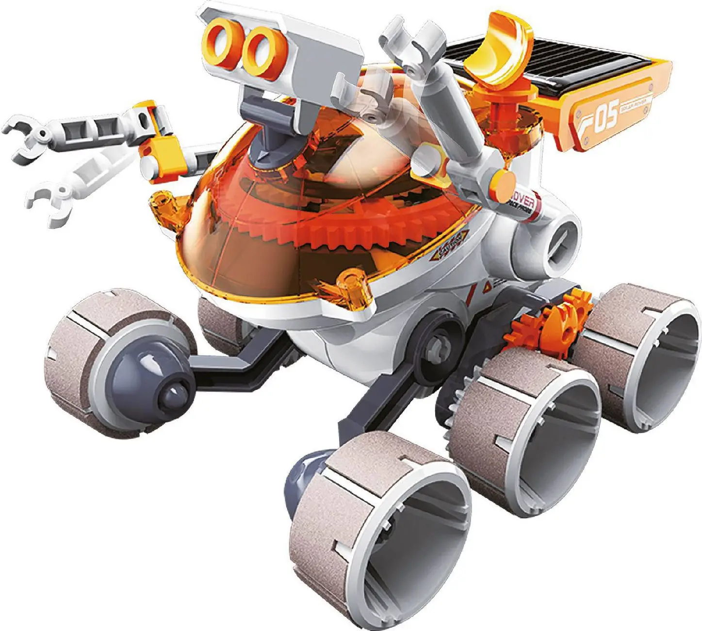 Электронный конструктор Роботехник ABtoys, Робот-Марсоход, с солнечной батареей