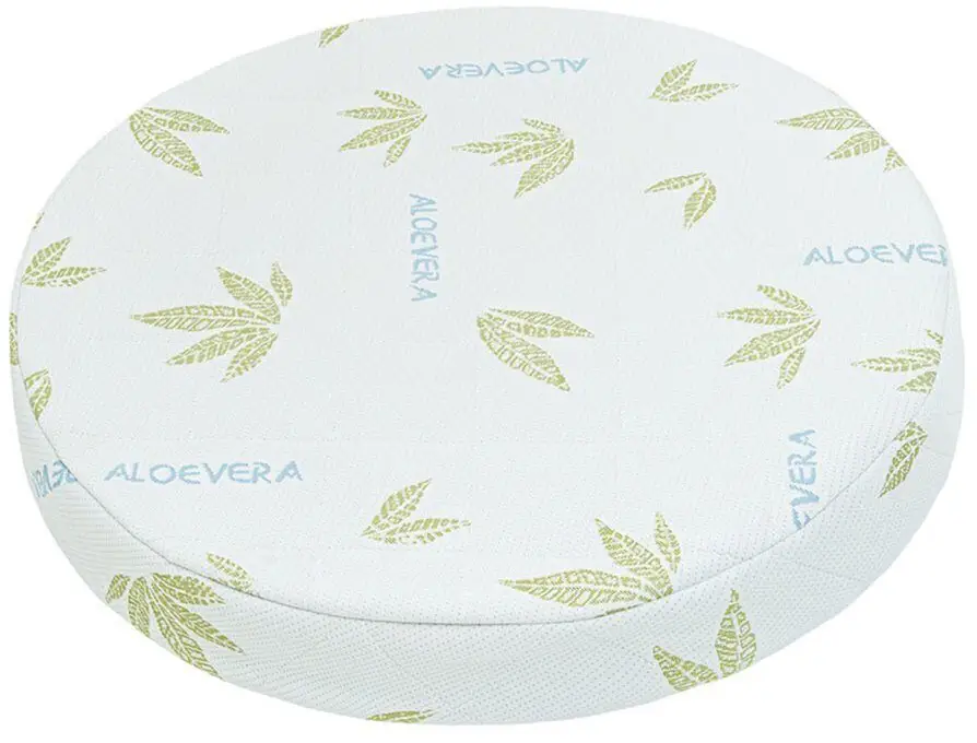 Матрас LunaTown со съёмным чехлом Aloe Vera Soft Round 75х75х10 см