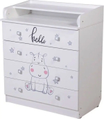 Комод Фея 1580 Бегемотик, белый Комод Фея 1580 Бегемотик, белый