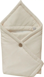 Фотография товара Конверт из муслина пуговице, бежевый, Bunnyphant