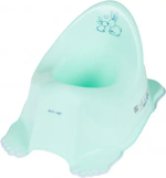 Фотография товара Горшок туалетный Tega Baby антискользящий Little Bunnies Кролики мятный