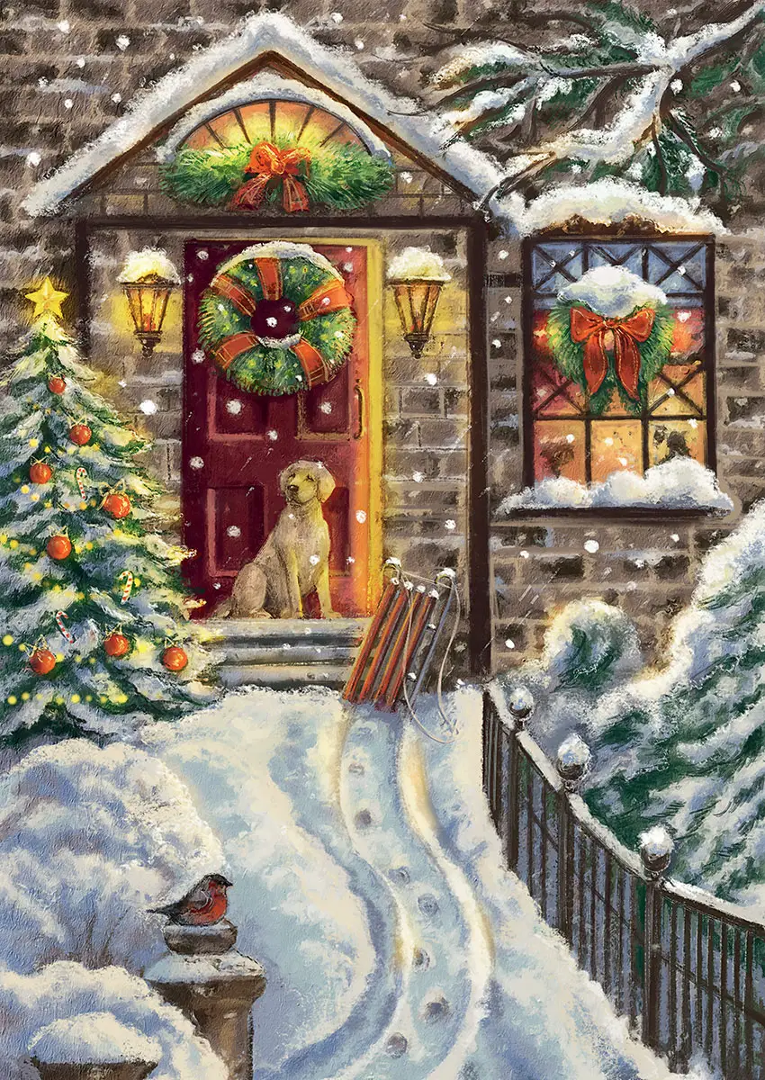 Пазл Фрея В ожидании Рождества, 1000 элементов