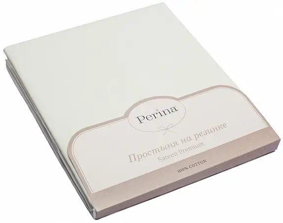 Простыня Oval на резинке детская Perina Айвори