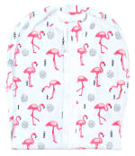 Фотография товара Пелёнка-кокон Mjolk Фламинго (9-12 кг)