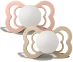 Фотография товара Набор пустышек Bibs Supreme Silicone Blush Glow, Vanilla Glow 0-6 месяцев