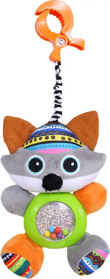 Игрушка подвеска на прищепке Волчонок Тео Biba Toys, 35х16 см