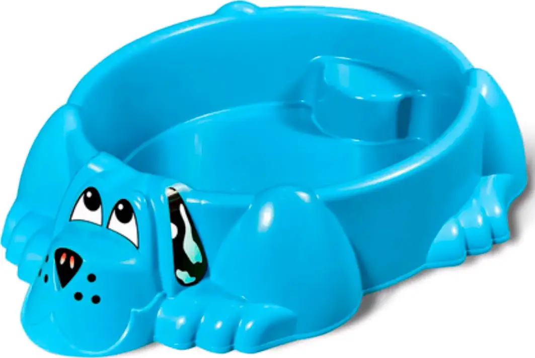 Песочница PalPlay Собачка голубой 116,5х65,5х22 см