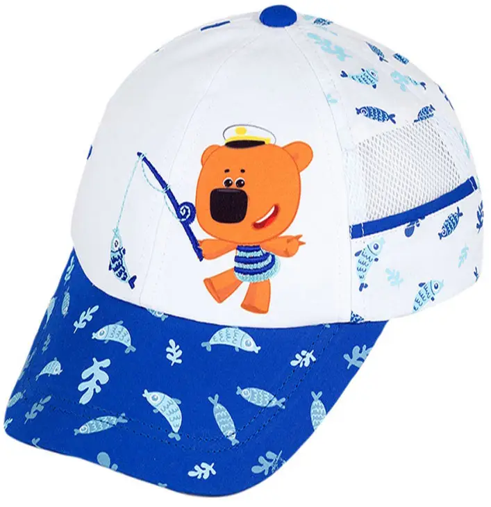 Бейсболка Чудо-кроха BC-Mi-0446 бело-синий 46