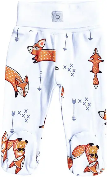 Ползунки Mjolk Лисички на широком поясе 68