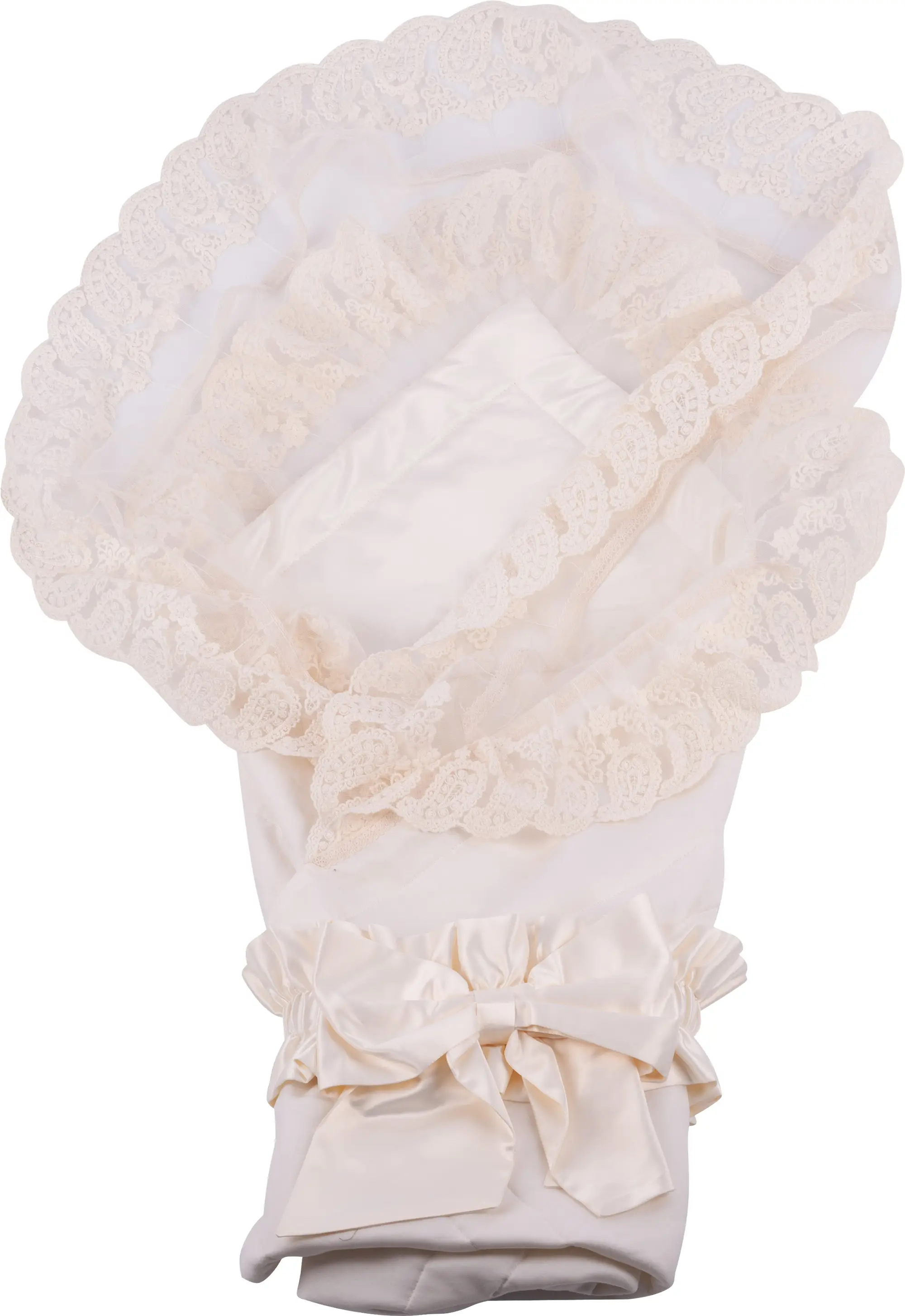 Конверт-одеяло Наследник Выжанова Королевское кружево экрю