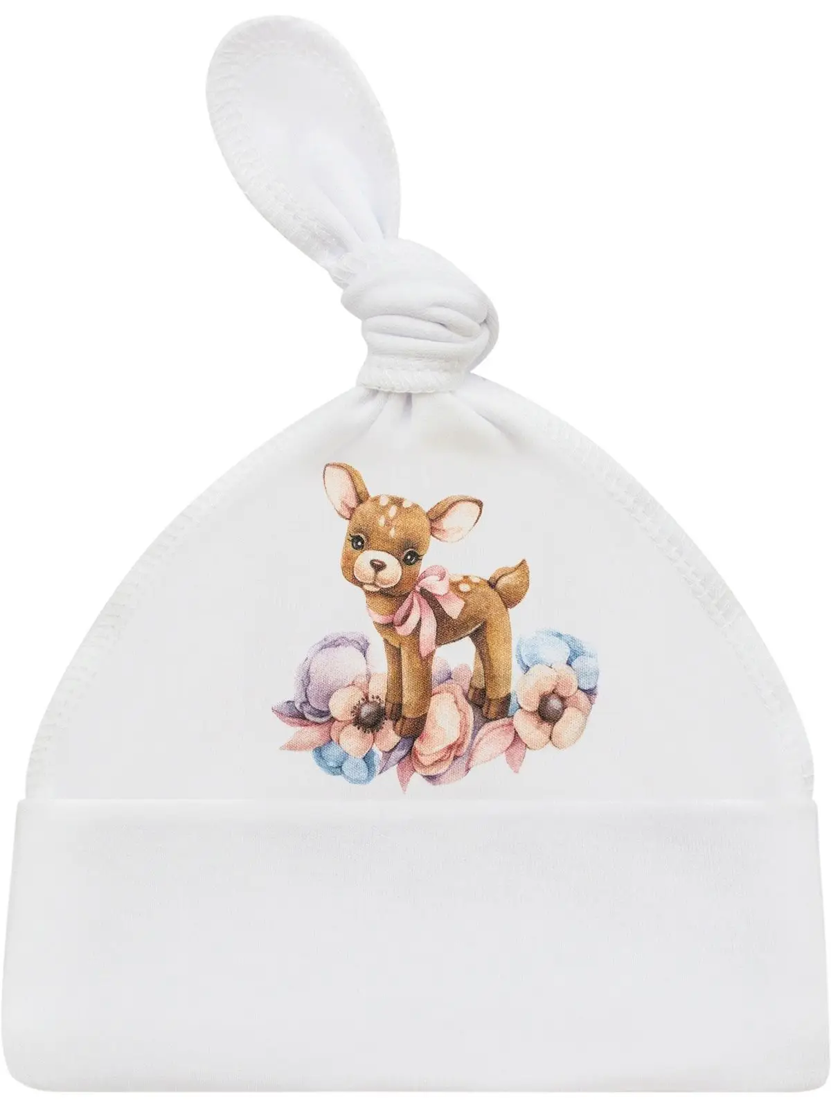 Шапочка Luxury Baby Оленёнок, белый