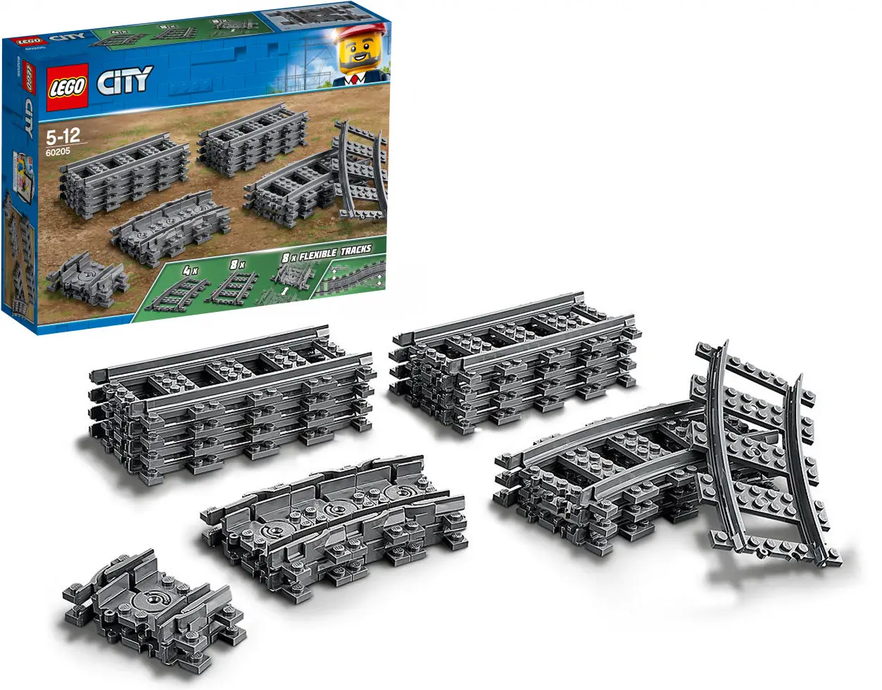 Конструктор LEGO City 60205 Рельсы