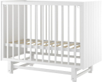 Фотография товара Кроватка Incanto Vikki, продольный маятник, цвет белый