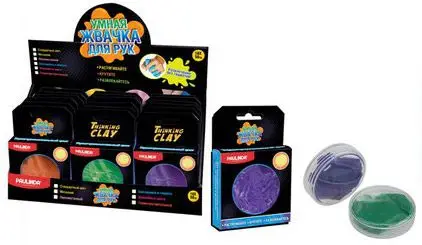 Жвачка для рук Paulinda Термочувствительные цвета 18 штук в дисплее 170703-D