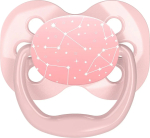 Пустышка Dr.Brown's Advantage с колпачком розовая, до 6 месяцев