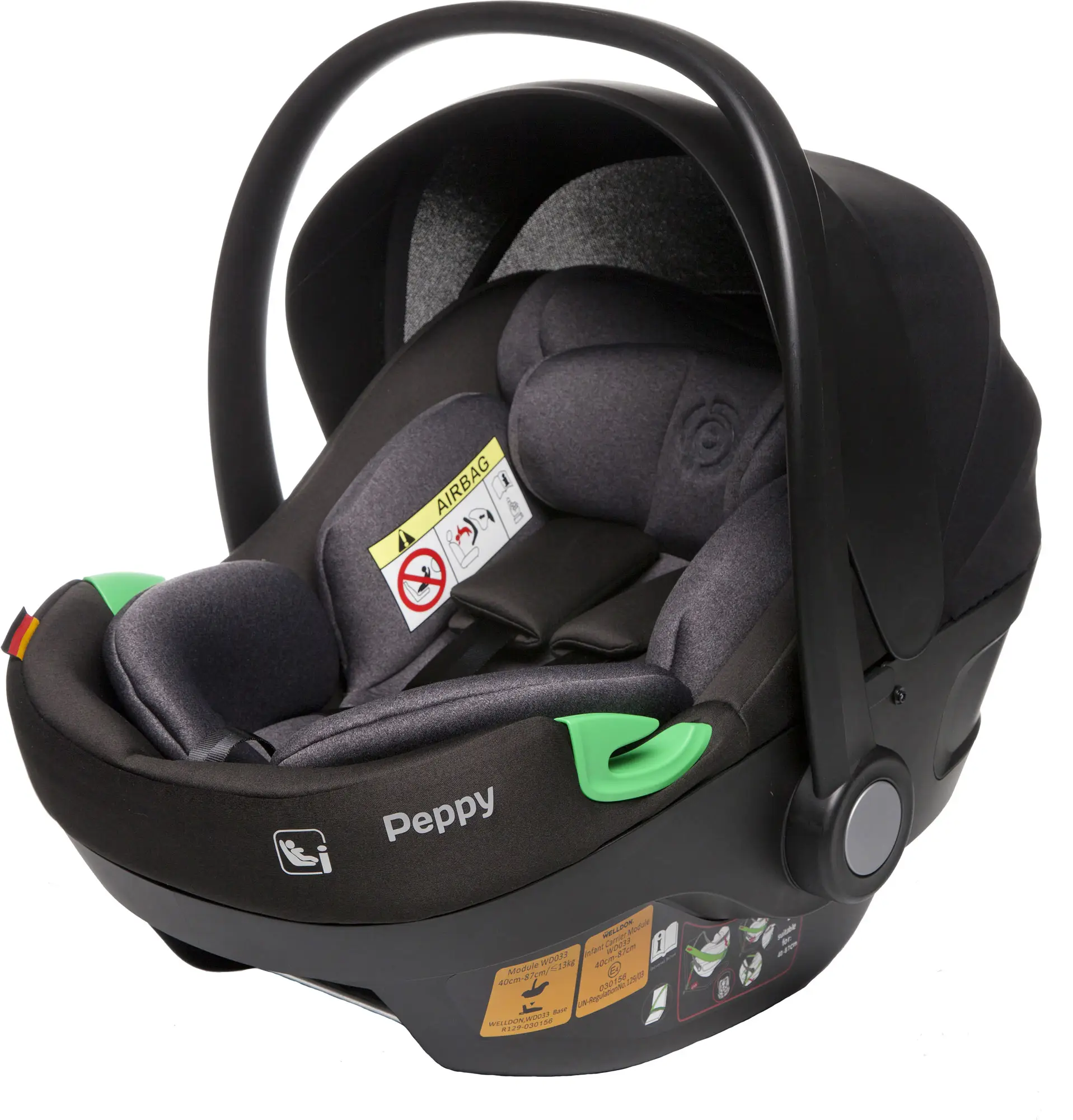 Автокресло Peppy First I-Size black