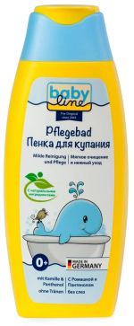 Пенка для купания с ромашкой и пантенолом Babyline 250 мл
