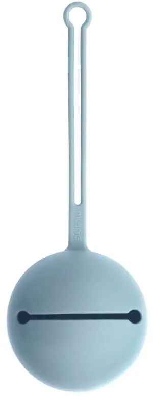 Контейнер для пустышек Mushie Powder Blue