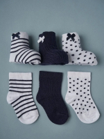 Фотография товара Носочки тонкие Little Star Ассорти Бантики-горошки 3 пары 9-11 см