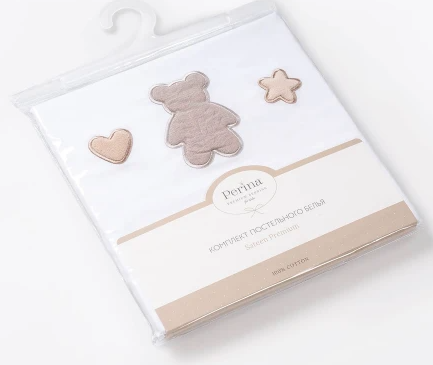 Фотография товара Комплект постельного белья для детей Perina Teddy Sateen Collection, 2 предмета
