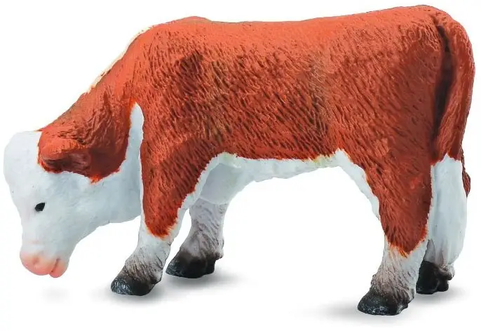 Фигурка Collecta Херефордский теленок, размер S