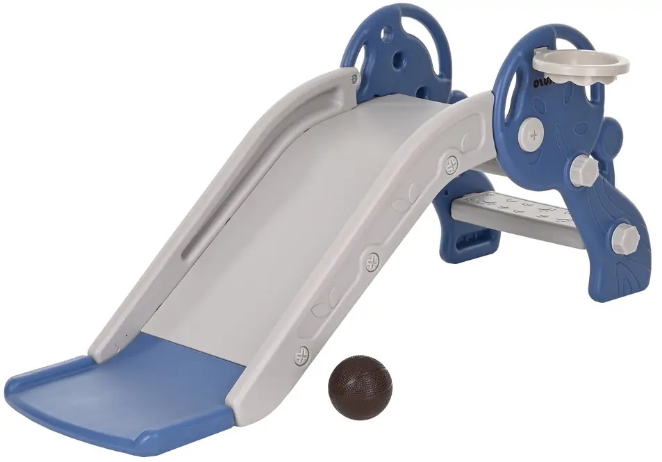 Горка Мини Pituso с баскетбольным кольцом Blue