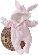 Фотография товара Комбинезон Новый Зайкин, р. 24, рост 74-80 см, плюш, розовый