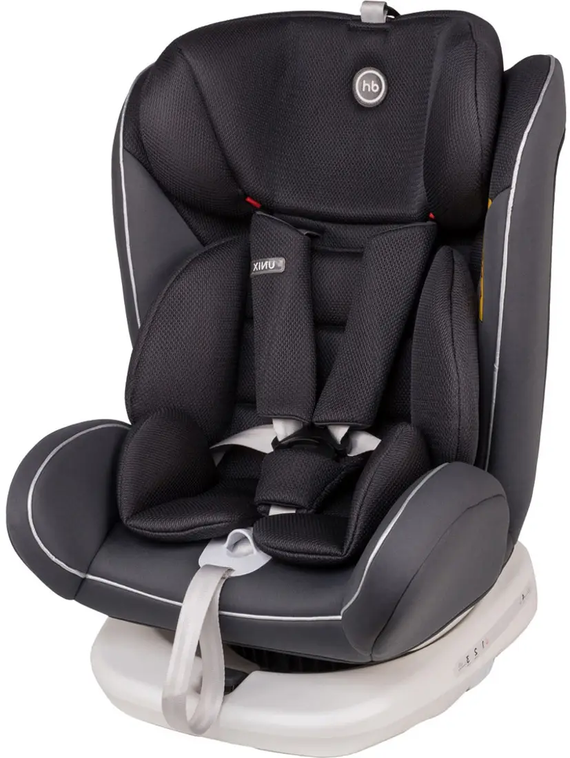 Автокресло группа 0/1/2/3 (0-36 кг) Happy Baby Unix Silver